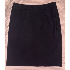 Calvin Klein Black‎ Classic Knee Length Pencil Skirt, Office Attire, Size 10